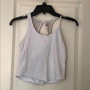 Free People Movement Asymmetric Crop Top